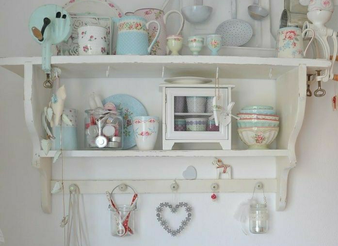 Mensole shabby chic fai da te