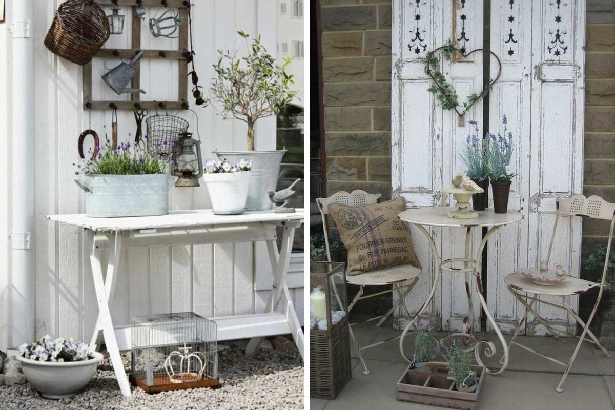 Un jardin shabby chic à faire soi-même