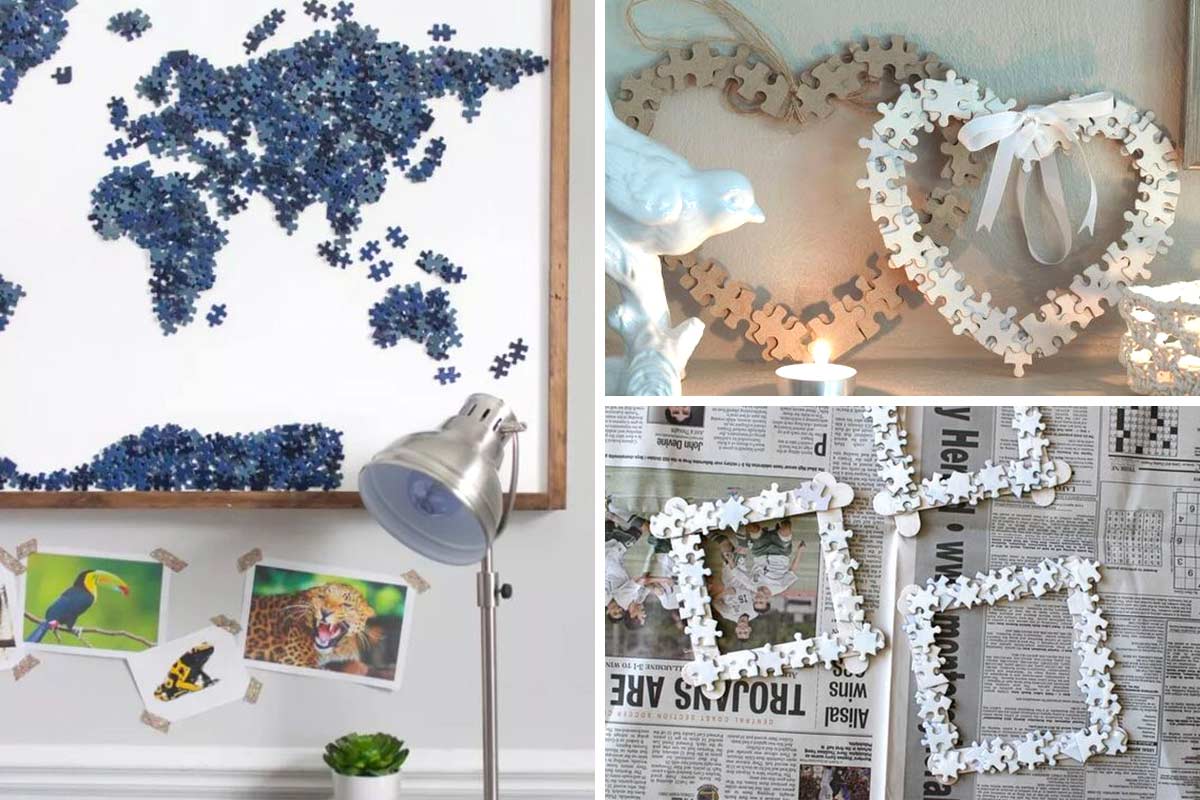 Recyclage créatif de puzzles