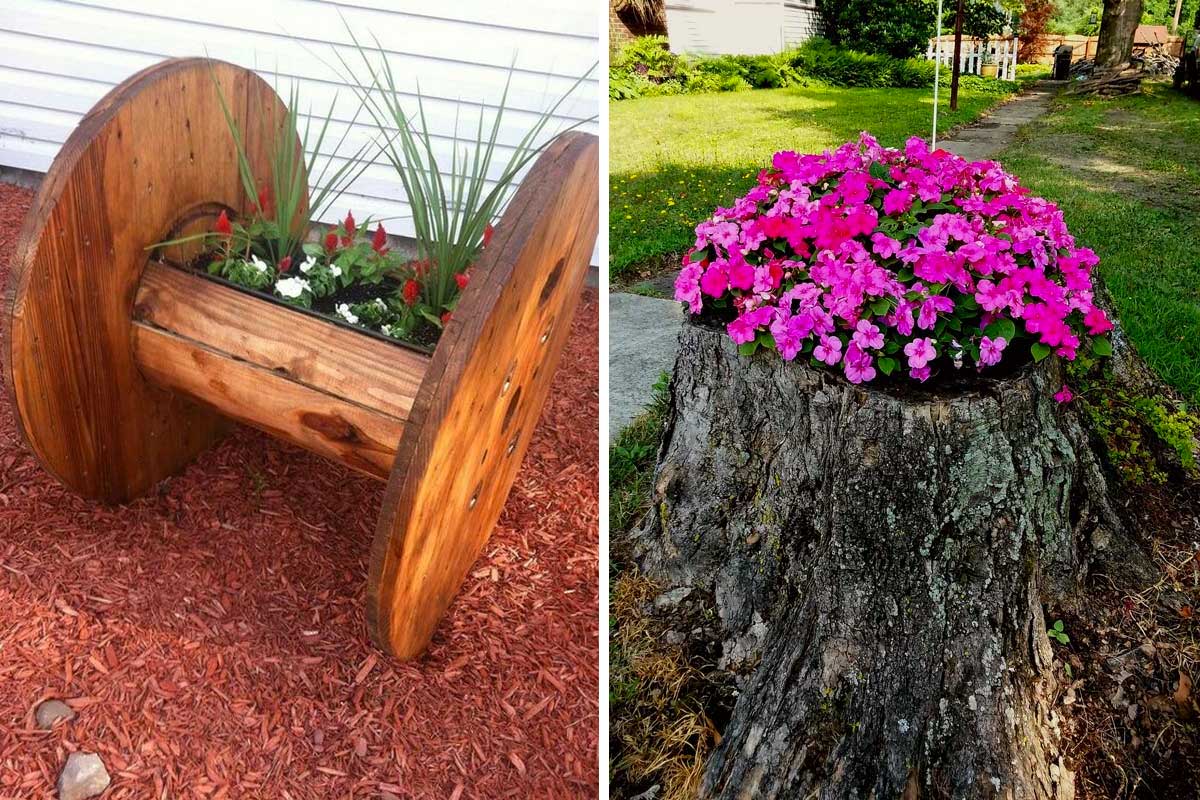 Jardinières écologiques à faire soi-même.