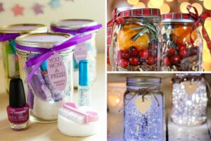 jolies idées de cadeaux DIY avec des bocaux en verre