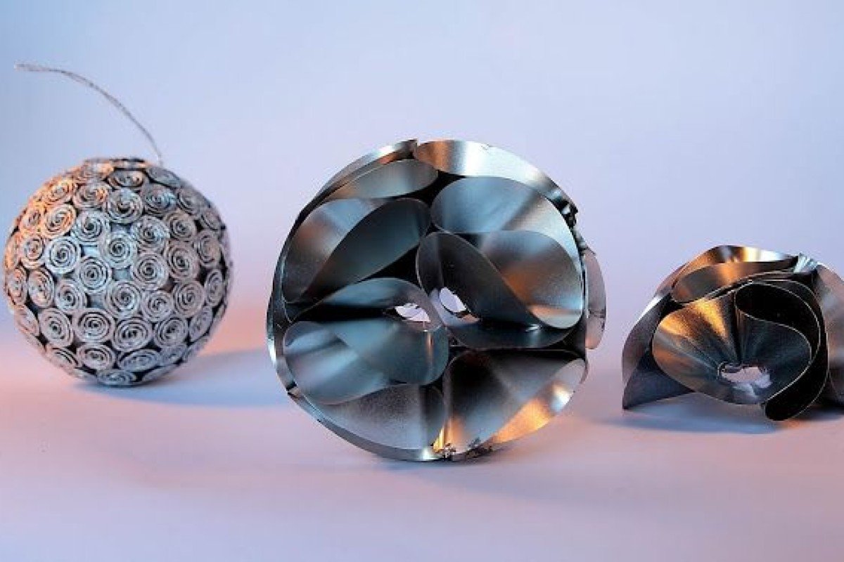 Boules de Noël DIY avec du papier d'aluminium