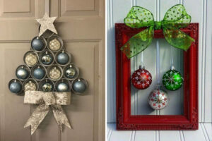 décorations fantastiques à partir de vieilles boules de Noël