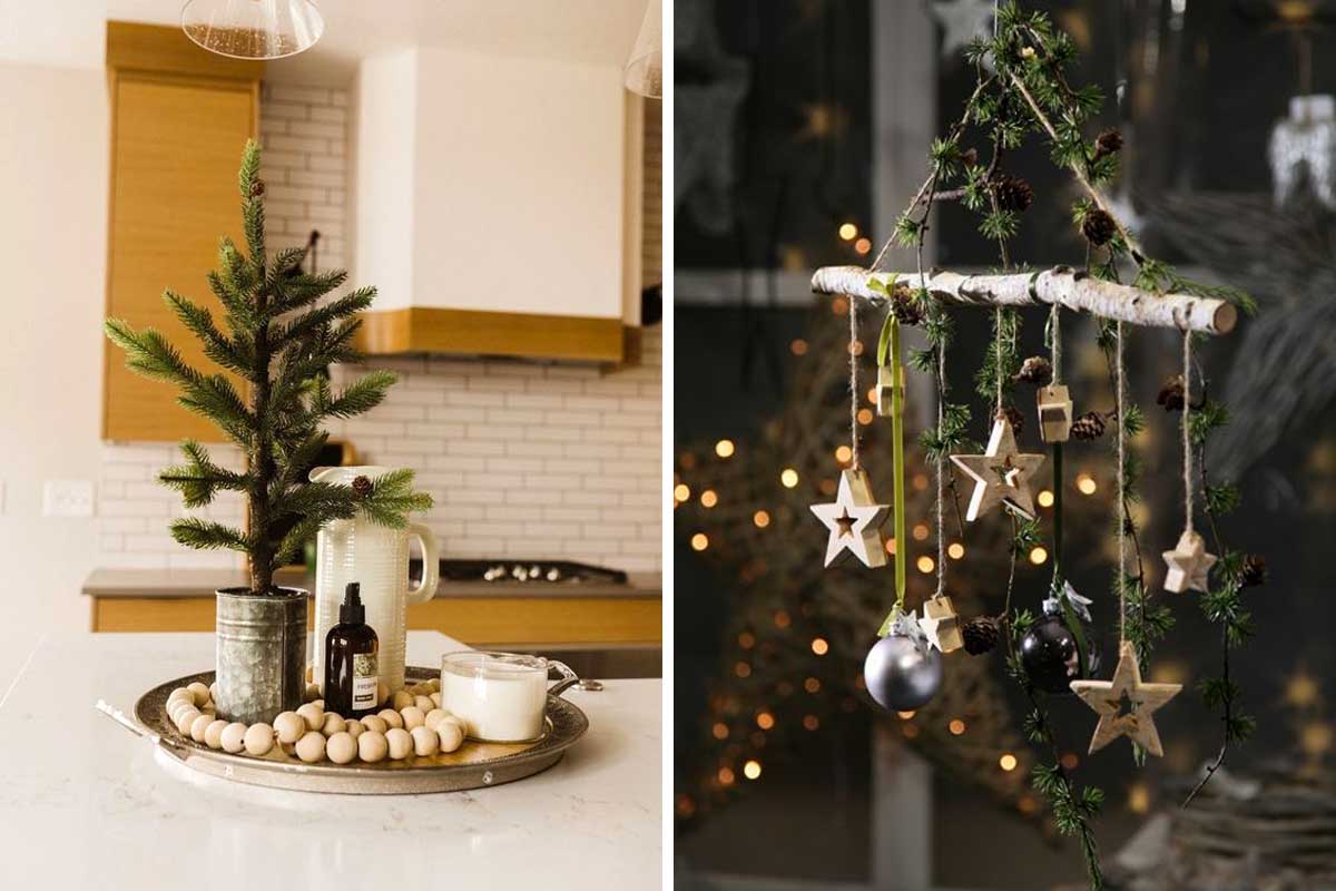 décorations de Noël minimalistes faciles à reproduire
