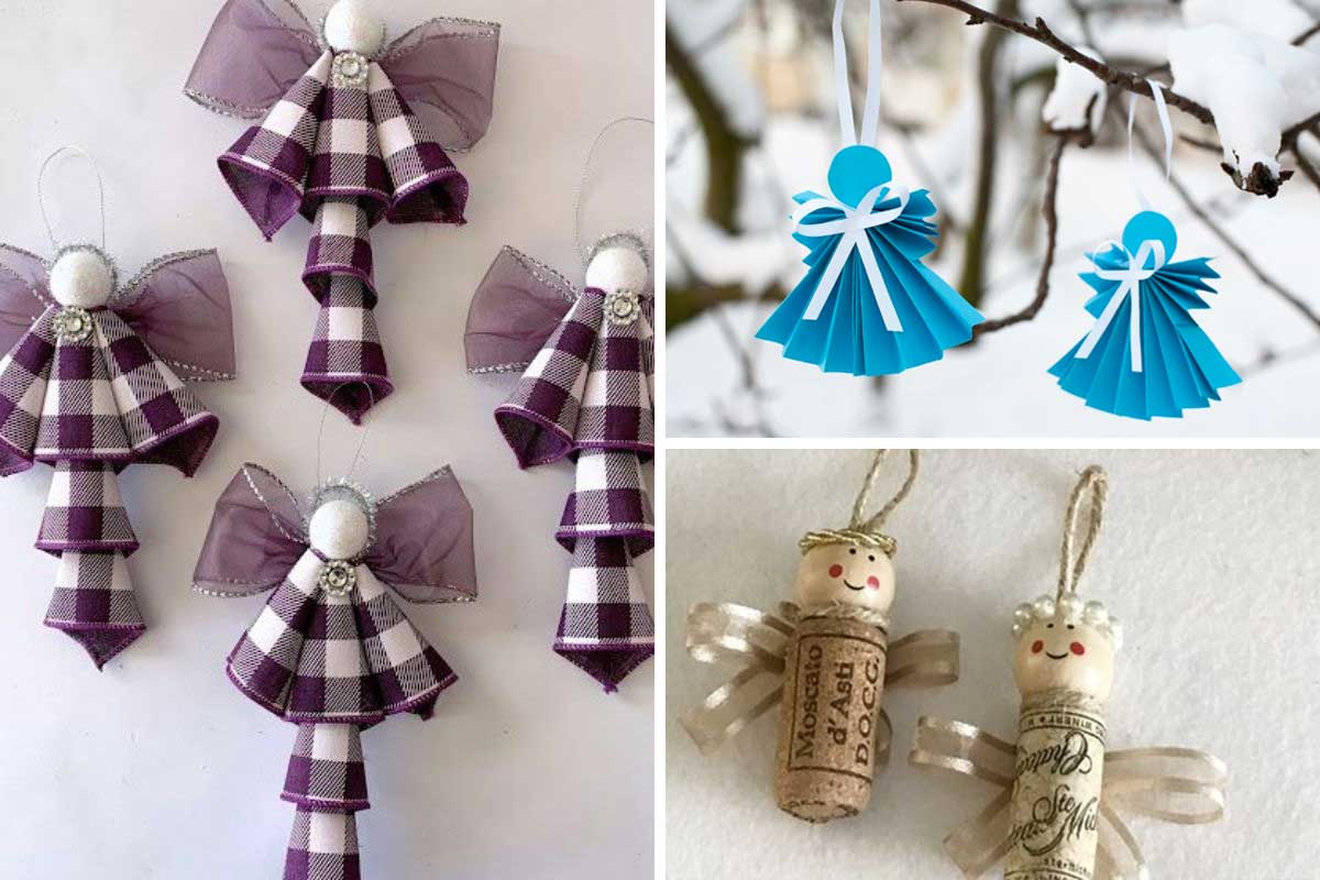 Petits anges de Noël DIY