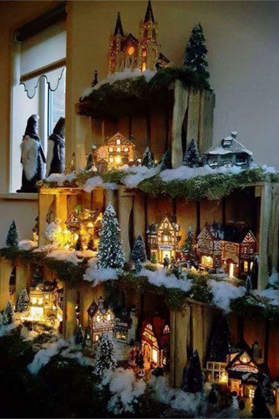 Réussir son village de Noël miniature pour des fêtes fantastiques !