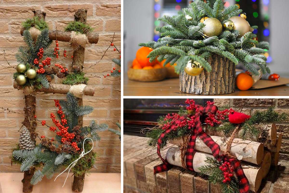 Créer de délicieuses décorations de Noël avec branches