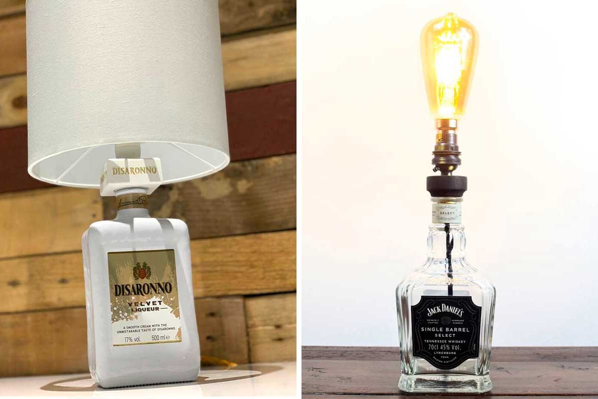 Comment fabriquer une lampe à partir d'une bouteille.