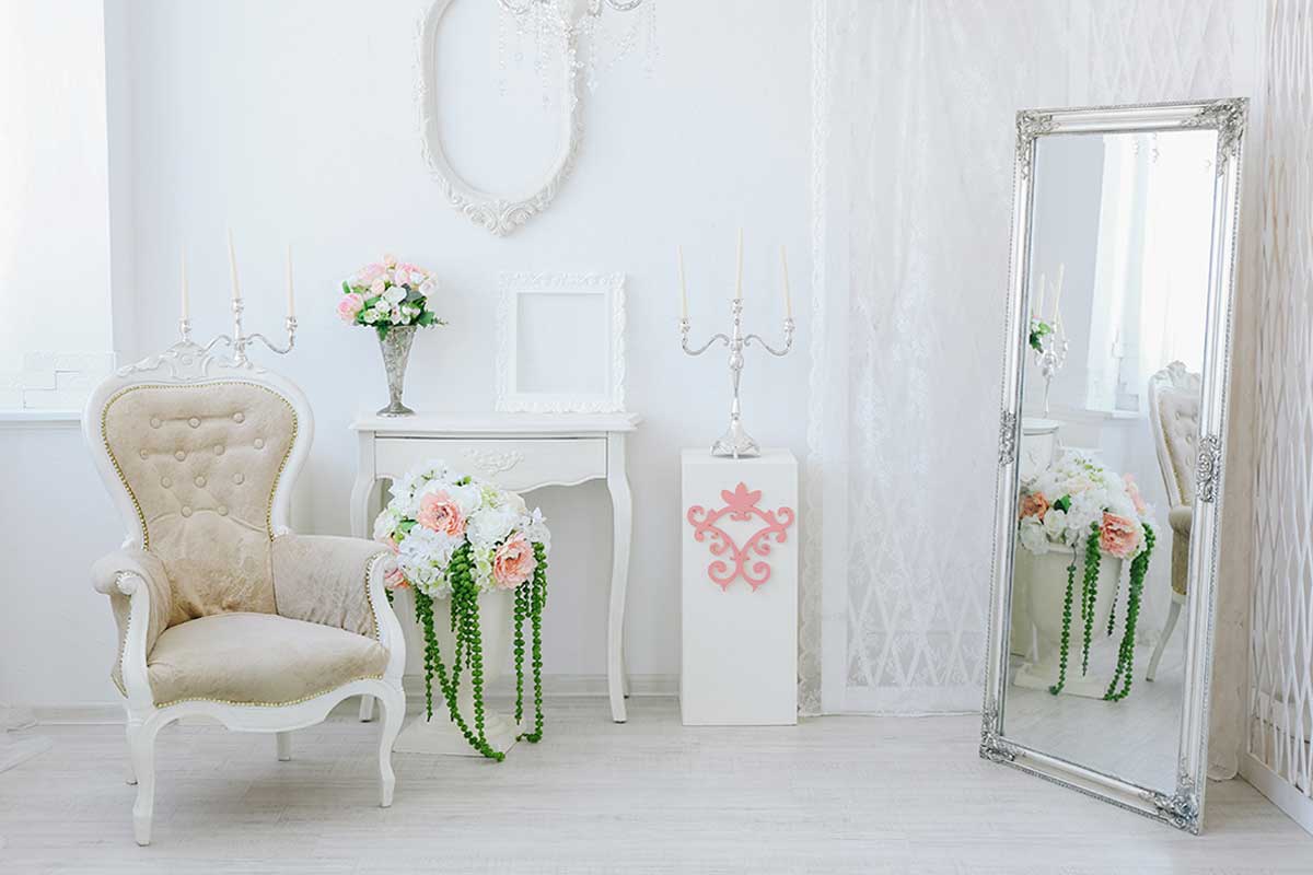 Shabby chic, style.