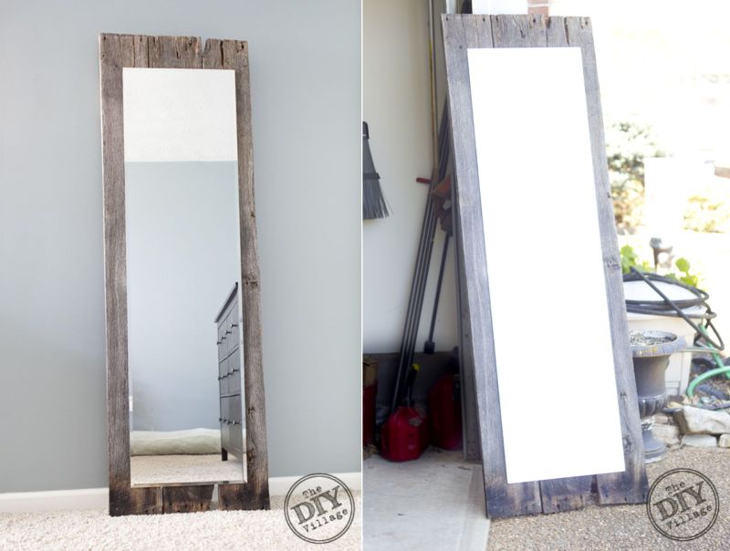 Projet de miroir en bois de pin DIY