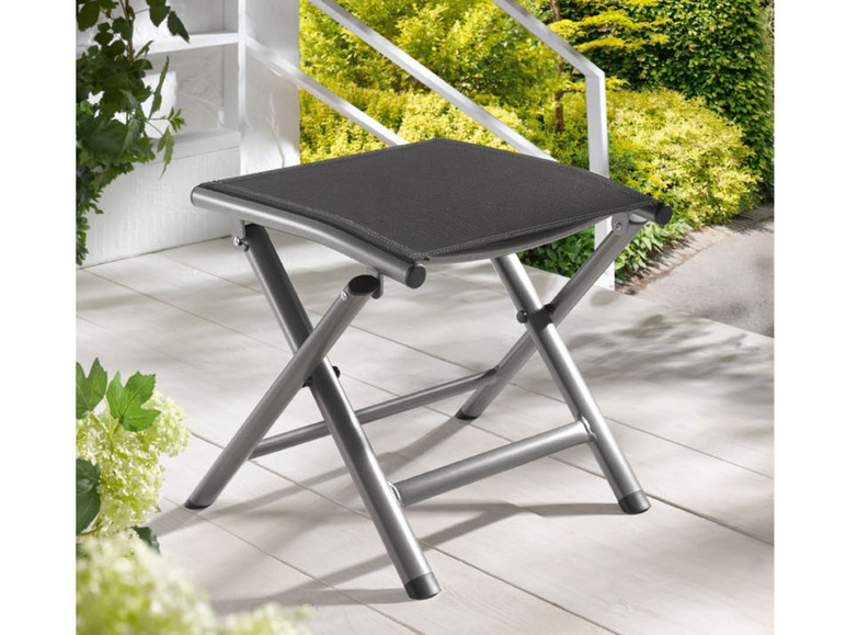 Aller en mode plein écran : LIVARNO home Tabouret pliable en aluminium Houston - Image 2