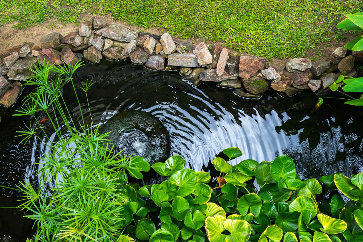 Fontaine de jardin DIY