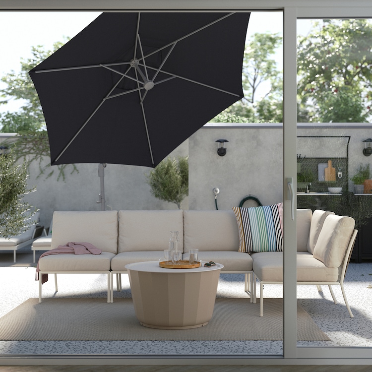 HISSÖ Parasol Ikea, suspendu avec socle