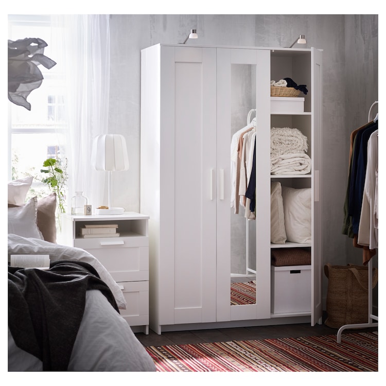 BRIMNES Armoire 3 portes 