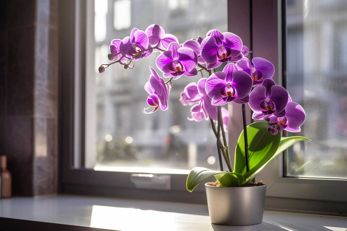 orchidées en été