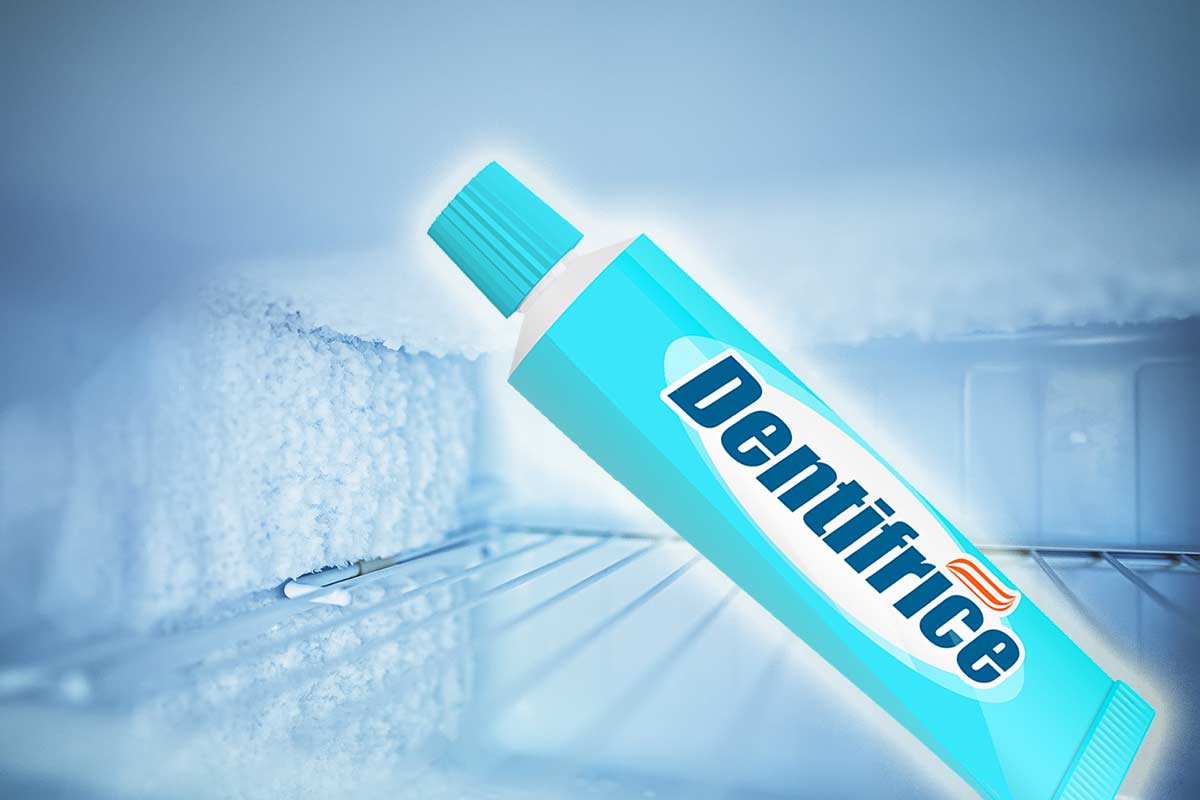 Dentifrice au congélateur