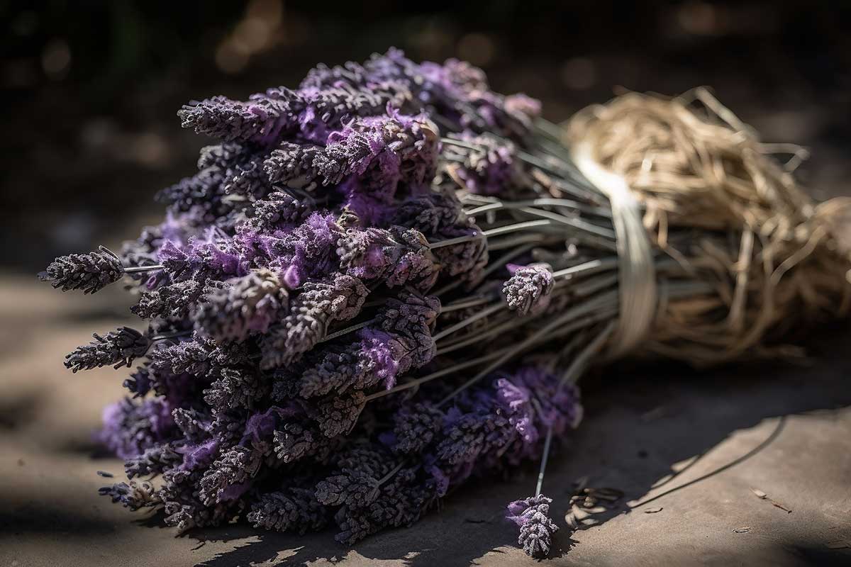 bouquet de lavande séchée