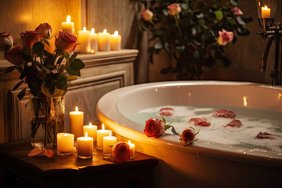 Salle de bains dans salle de bain.