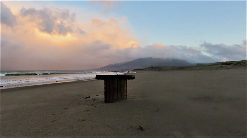 DIY | Créations avec des coquillages pour sublimer votre intérieur! 20 idées… - Driftwood on Aughacasla Beach, Castlegregory with the Slieve Mish moun