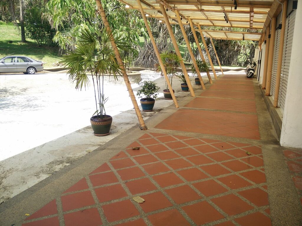 Créer une zone d’ombre dans le jardin ou sur la terrasse avec un voile d’ombrage - Putrajaya Botanical Garden in Presint 1, Putrajaya, Malaysia