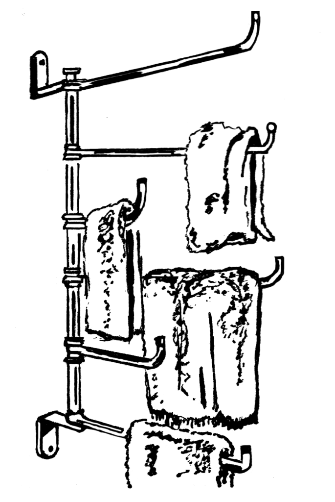 Réaliser un porte serviettes original! Voici 20 idées… - Towel racks also known as Towel Rails